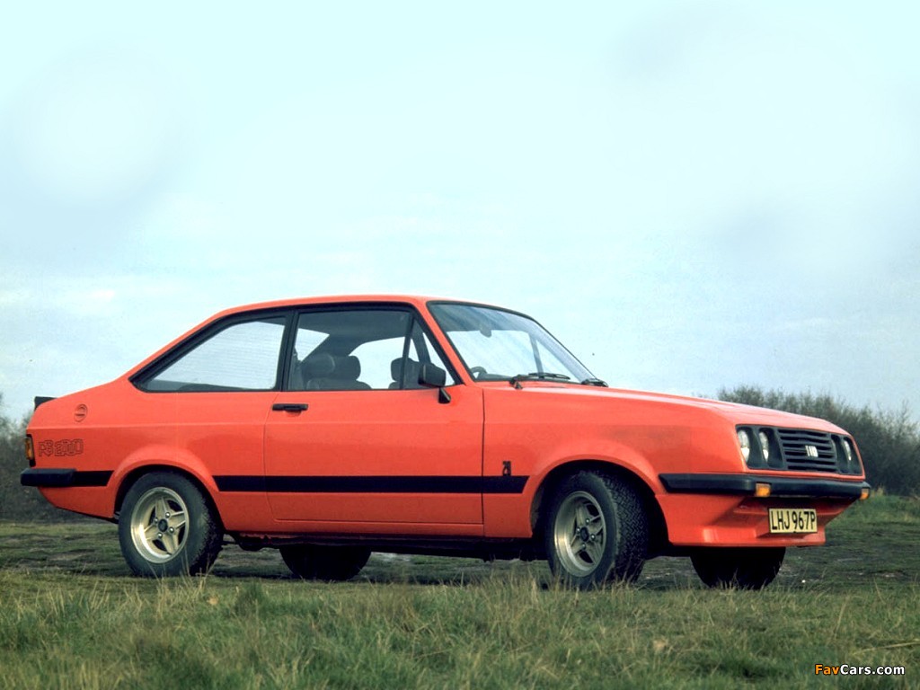 Pictures of Ford Escort RS2000 UK-spec 1976–77 (1024 x 768)