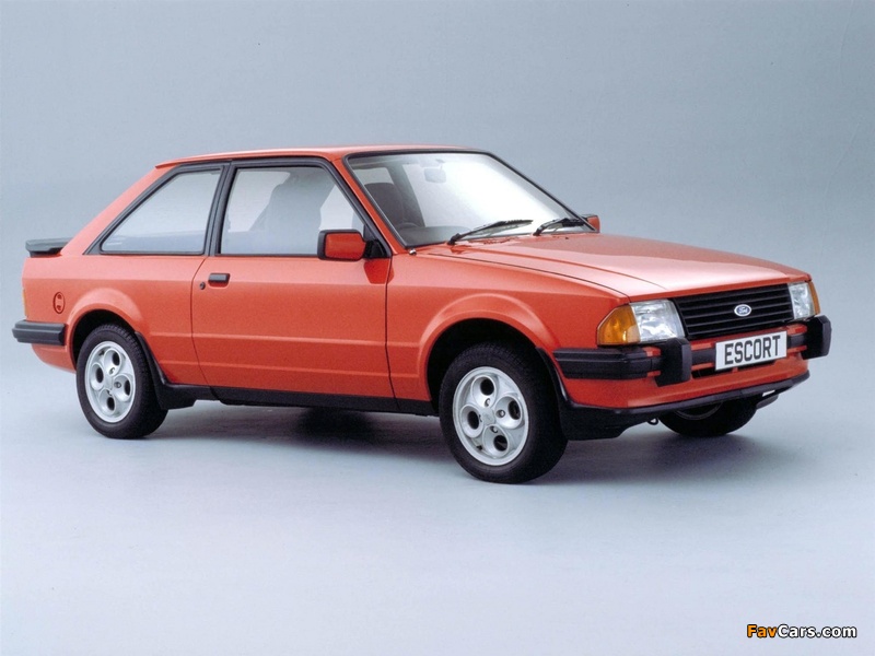 Ford Escort Coupe UK-spec 1980–86 wallpapers (800 x 600)