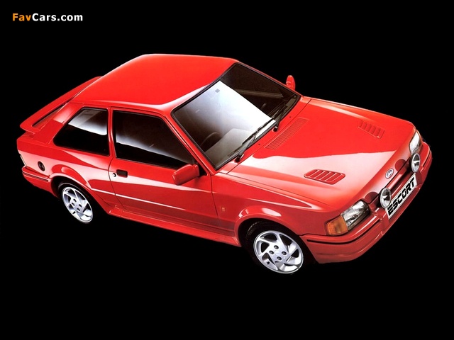 Ford Escort RS Turbo 1986–90 wallpapers (640 x 480)