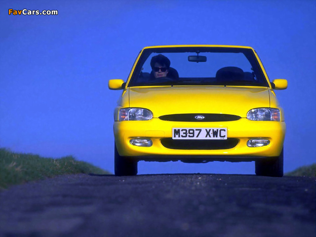 Ford Escort Calypso Cabriolet UK-spec 1996–98 wallpapers (640 x 480)