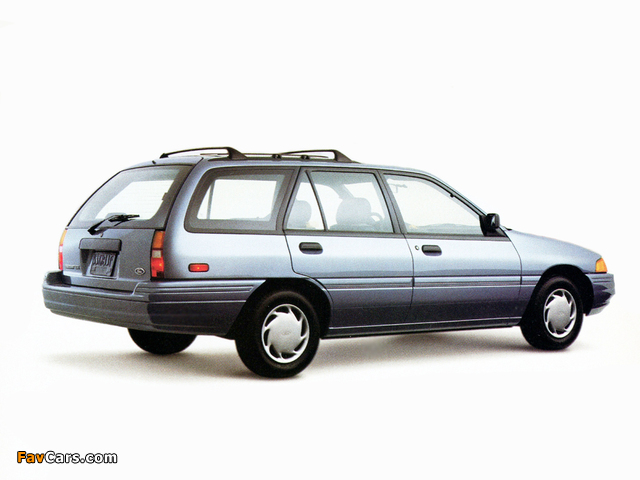 Ford Escort LX Station Wagon 1992–96 wallpapers (640 x 480)