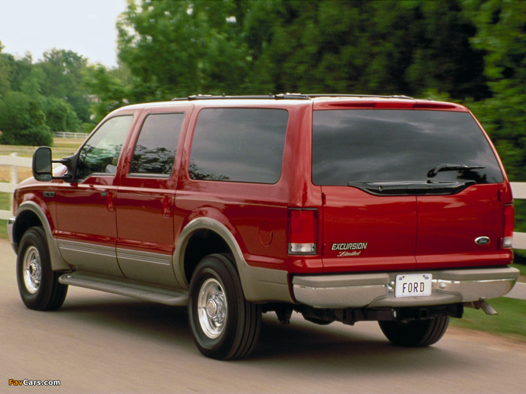 Ford Excursion Limited 1999–2004 wallpapers (1024 x 768)