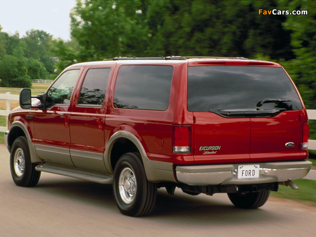 Ford Excursion Limited 1999–2004 wallpapers (640 x 480)