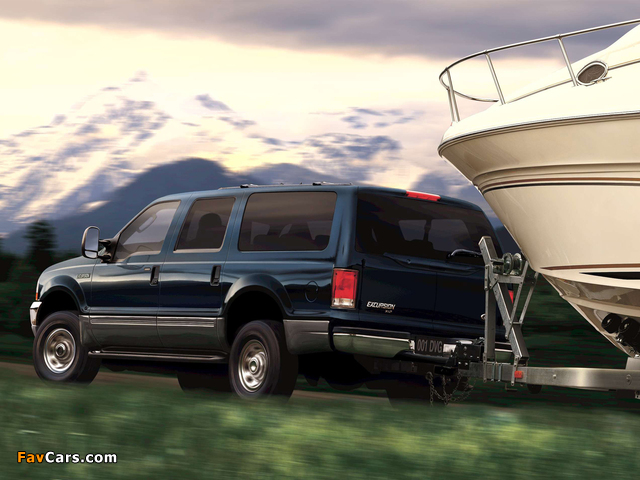 Ford Excursion XLT 1999–2004 wallpapers (640 x 480)