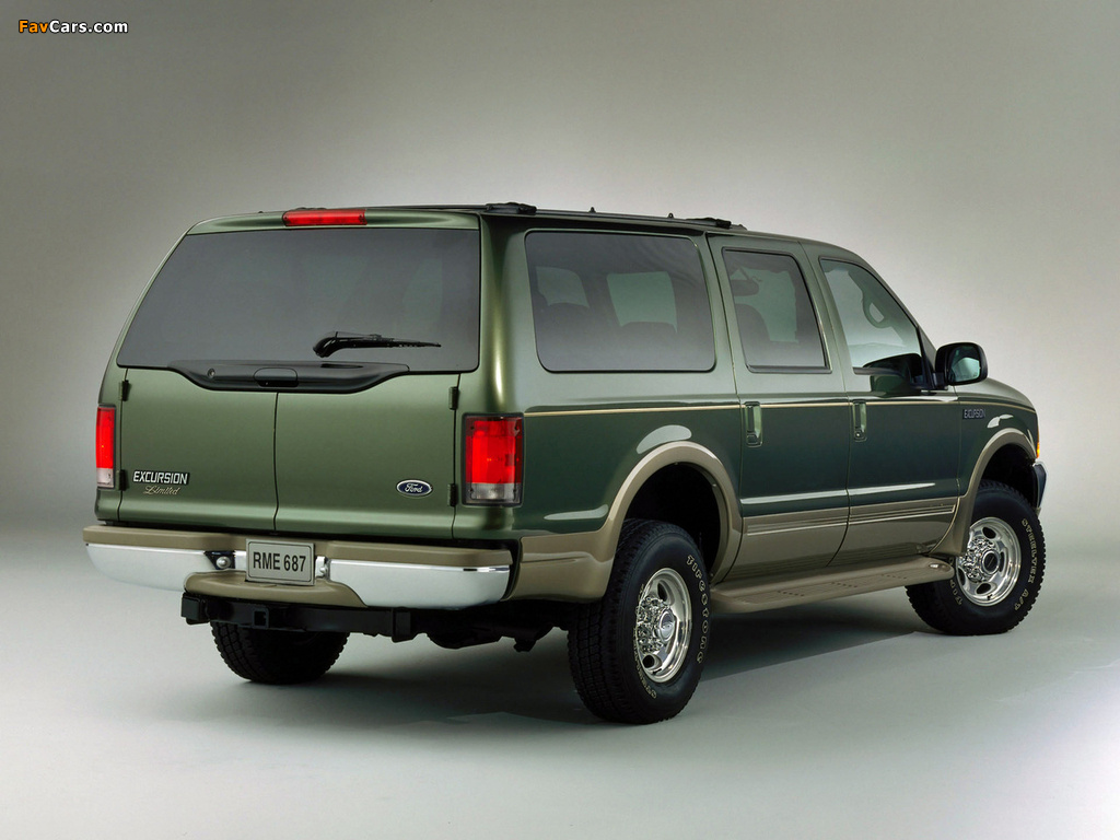 Ford Excursion Limited 1999–2004 wallpapers (1024 x 768)