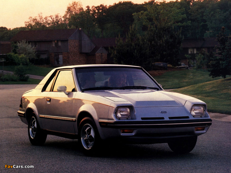 Pictures of Ford EXP 1982–85 (800 x 600)