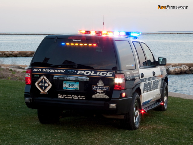 Ford Expedition Police (U324) 2006 wallpapers (640 x 480)