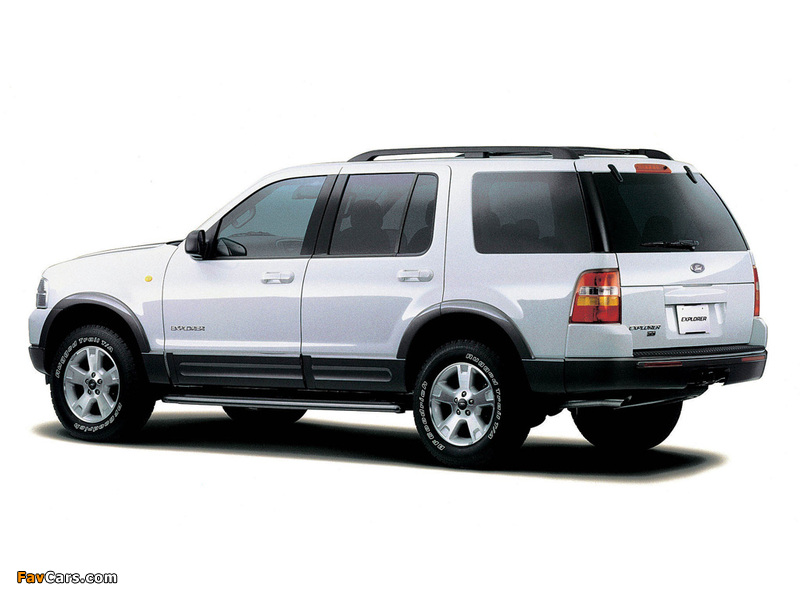 Ford Explorer XLT JP-spec (1FMEU74) 2001–05 wallpapers (800 x 600)