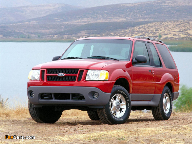 Ford Explorer Sport 2001–03 wallpapers (640 x 480)