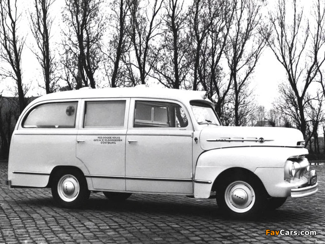Ford F-1 Ambulance by Visser 1952 wallpapers (640 x 480)