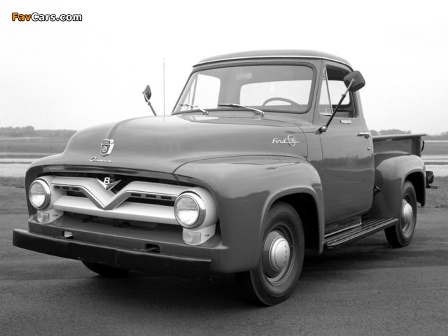 Ford F-100 1955 pictures (640 x 480)