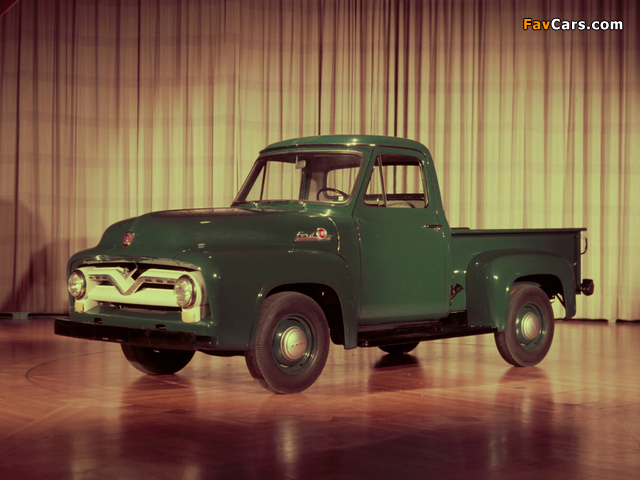 Ford F-100 1955 wallpapers (640 x 480)