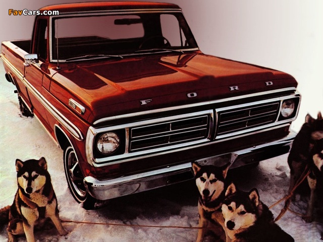 Ford F-100 1972 photos (640 x 480)