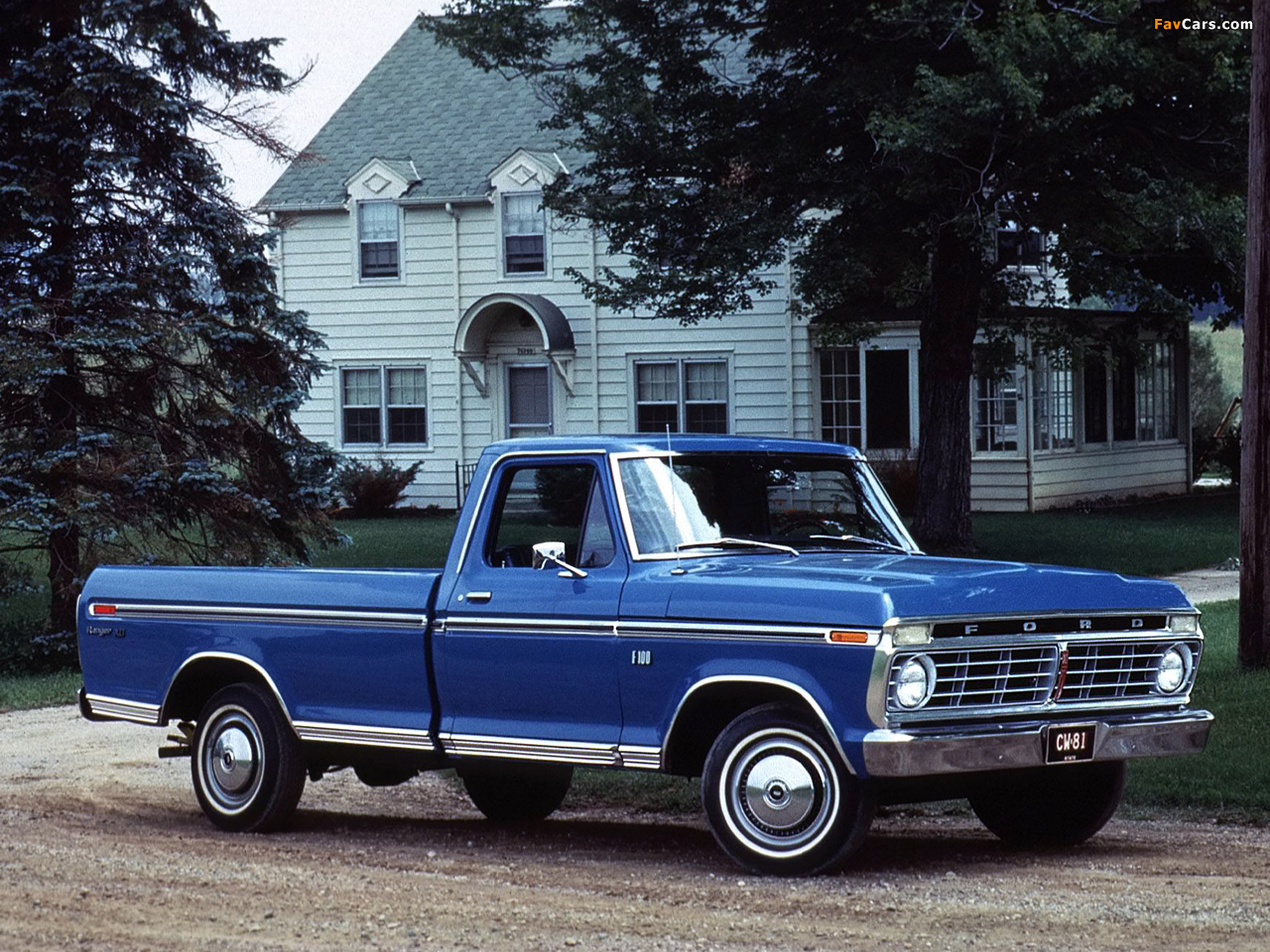 Ford F-100 Ranger XLT 1973 pictures (1280 x 960)