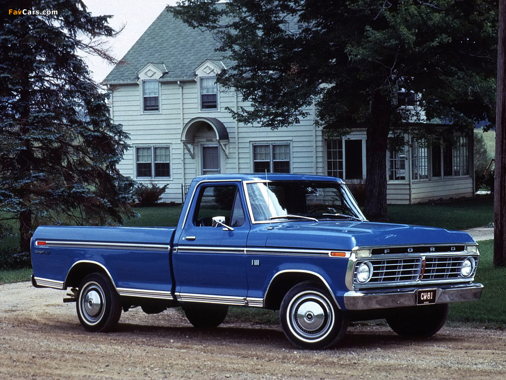 Ford F-100 Ranger XLT 1973 pictures (1024 x 768)