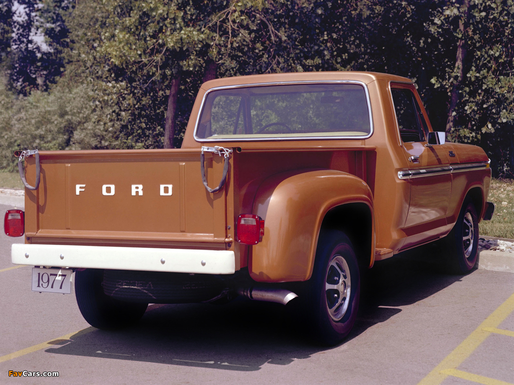 Photos of Ford F-100 Ranger Flareside Pickup 1977 (1024 x 768)