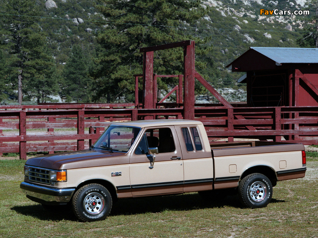 Ford F-150 SuperCab 1987–91 wallpapers (640 x 480)