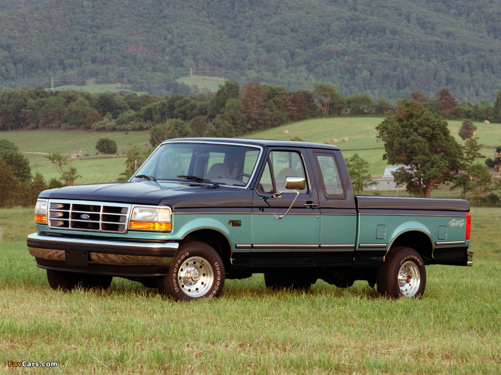 Ford F-150 XLT 1992–96 images (1024 x 768)