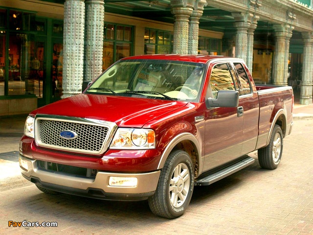 Ford F-150 Lariat SuperCab 2004–05 images (640 x 480)