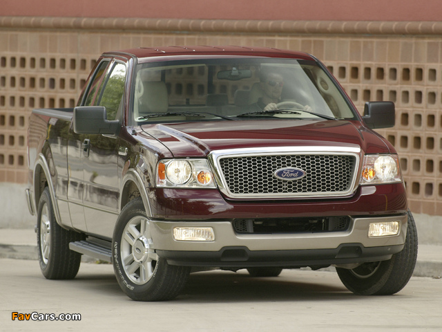 Ford F-150 Lariat SuperCab 2004–05 pictures (640 x 480)