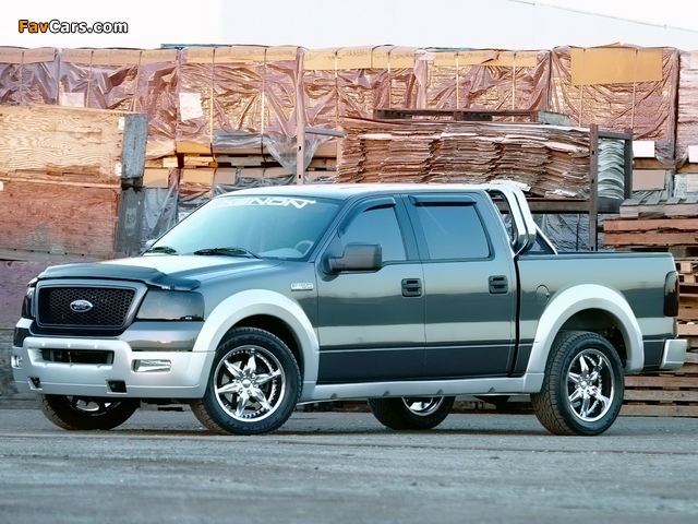 Xenon Ford F-150 SuperCrew 2004–08 wallpapers (640 x 480)