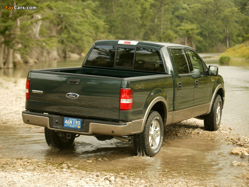 Ford F-150 Lariat SuperCrew 2004–05 wallpapers (800 x 600)