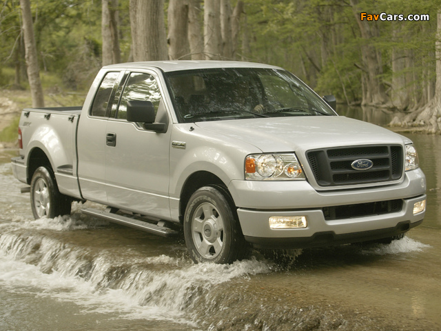 Ford F-150 STX 2004–05 wallpapers (640 x 480)