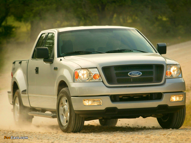 Ford F-150 STX 2004–05 wallpapers (800 x 600)