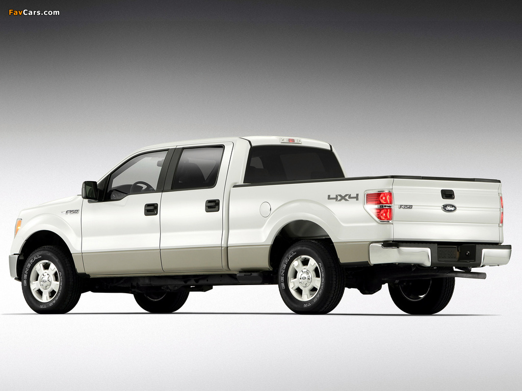 Ford F-150 XLT SuperCrew 2008–11 wallpapers (1024 x 768)