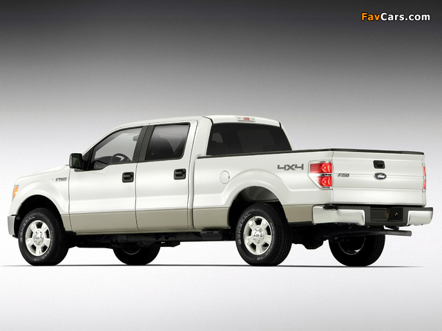 Ford F-150 XLT SuperCrew 2008–11 wallpapers (640 x 480)
