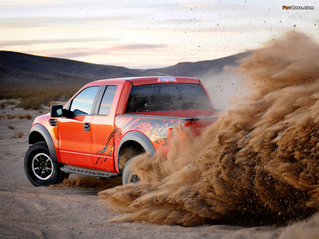 Ford F-150 SVT Raptor SuperCab 2009–12 wallpapers (1024 x 768)