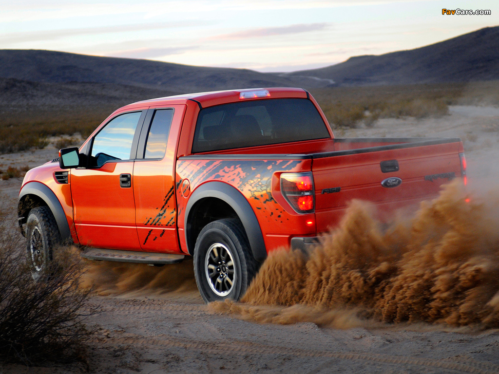 Ford F-150 SVT Raptor SuperCab 2009–12 wallpapers (1024 x 768)