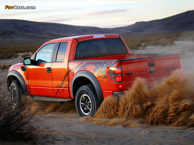 Ford F-150 SVT Raptor SuperCab 2009–12 wallpapers (640 x 480)