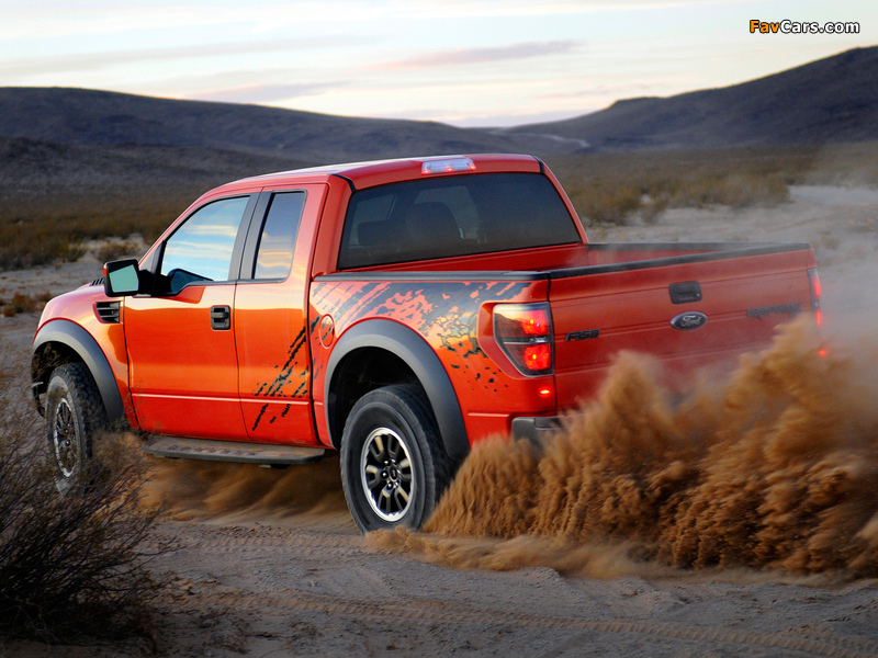 Ford F-150 SVT Raptor SuperCab 2009–12 wallpapers (800 x 600)