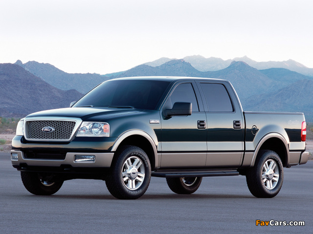 Images of Ford F-150 Lariat SuperCrew 2004–05 (640 x 480)