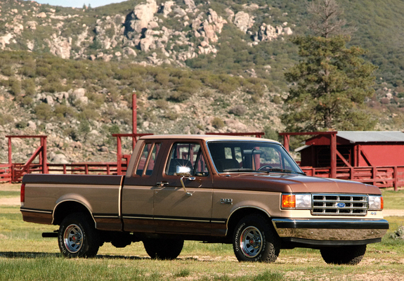 Pictures of Ford F-150 SuperCab 1987–91