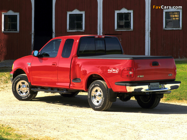 Pictures of Ford F-150 SuperCab Flareside 1999–2003 (640 x 480)