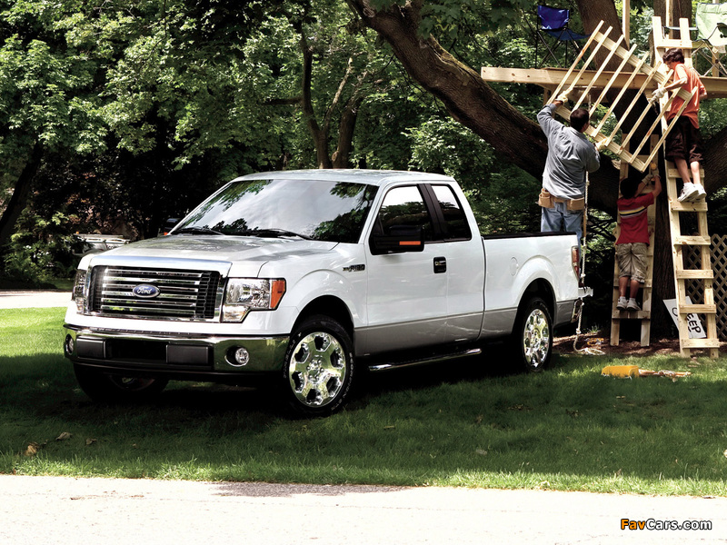 Pictures of Ford F-150 XLT 2011–12 (800 x 600)