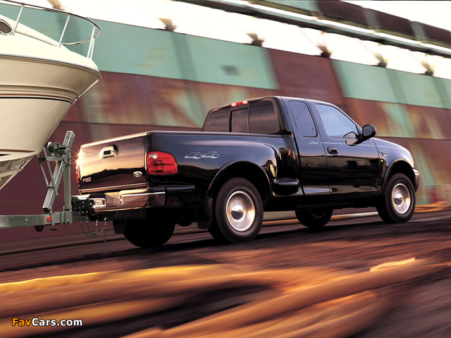 Ford F-150 SuperCab Flareside 1999–2003 wallpapers (640 x 480)