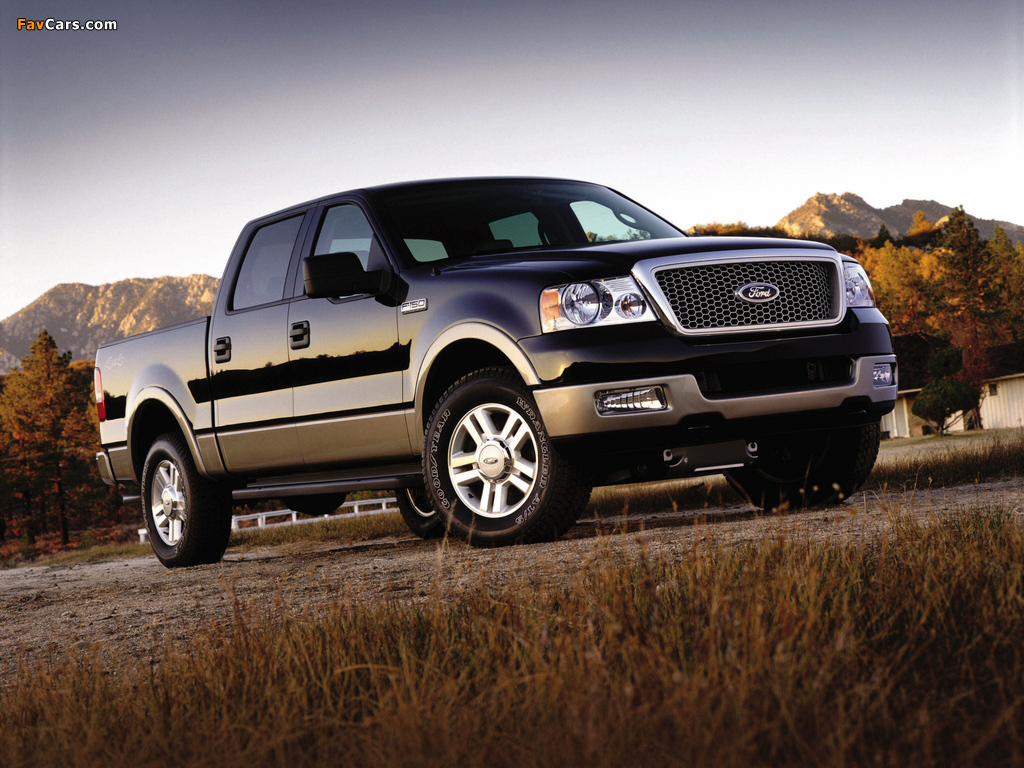 Ford F-150 Lariat SuperCrew 2004–05 wallpapers (1024 x 768)