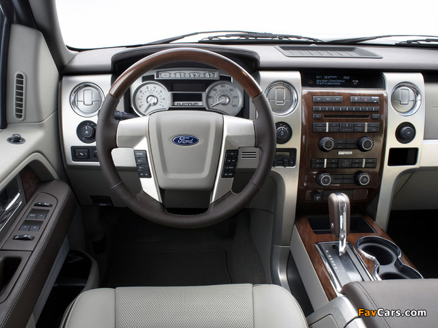 Ford F-150 Platinum 2008–11 wallpapers (640 x 480)