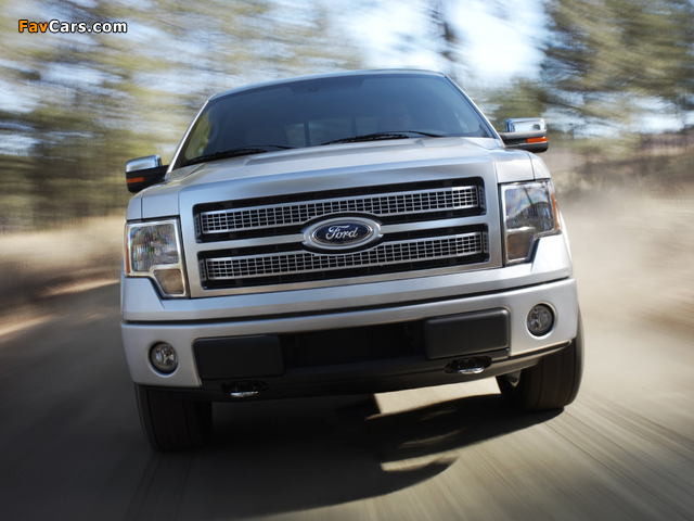 Ford F-150 Platinum 2008–11 wallpapers (640 x 480)