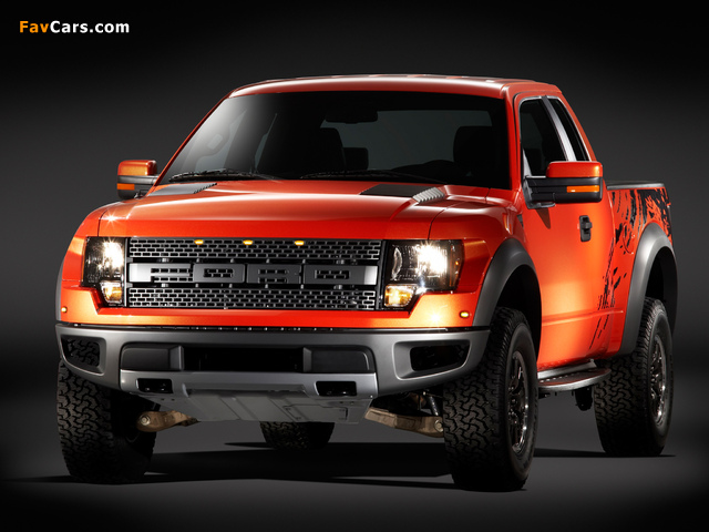 Ford F-150 SVT Raptor SuperCab 2009–12 wallpapers (640 x 480)