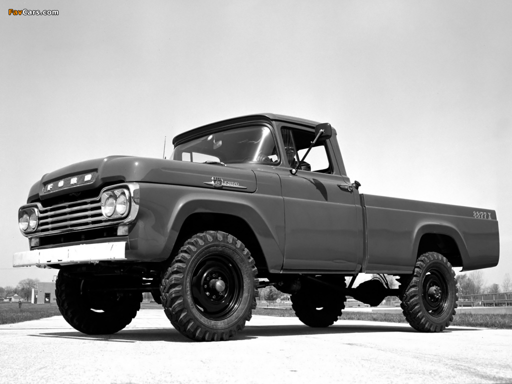 Ford F-250 4x4 1959 images (1024 x 768)