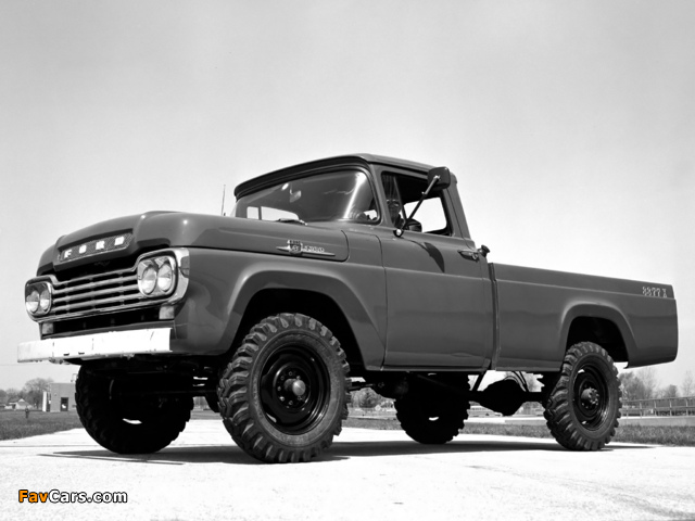 Ford F-250 4x4 1959 images (640 x 480)