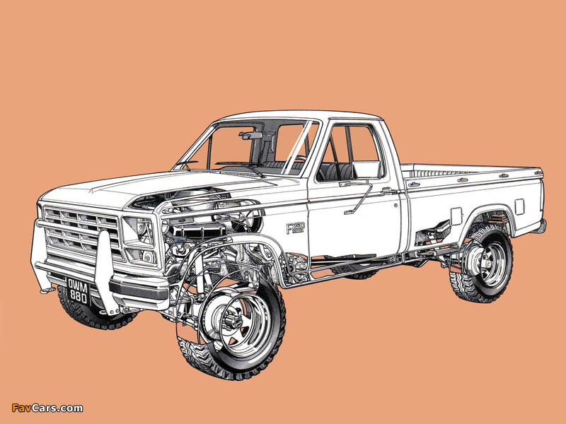 Ford F-250 Ranger 1982 images (800 x 600)