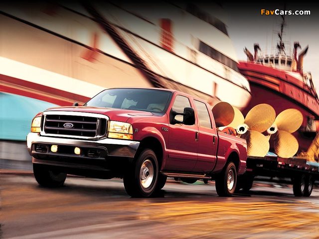 Ford F-250 Super Duty Crew Cab 1999–2004 wallpapers (640 x 480)