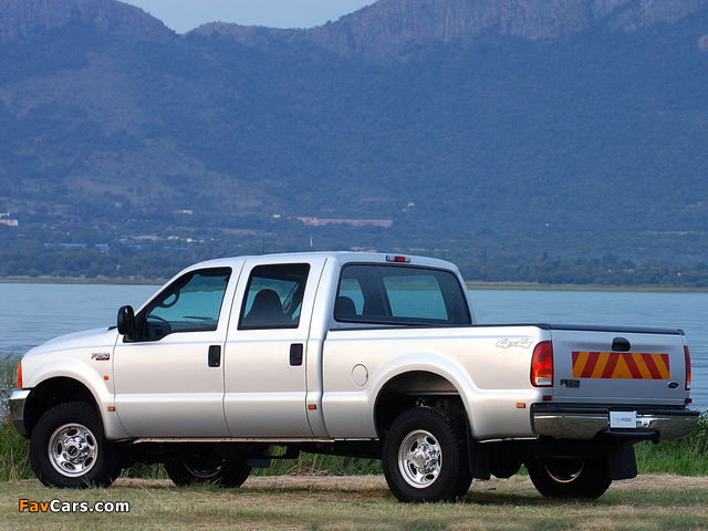 Ford F-250 Double Cab ZA-spec 2005–08 wallpapers (640 x 480)