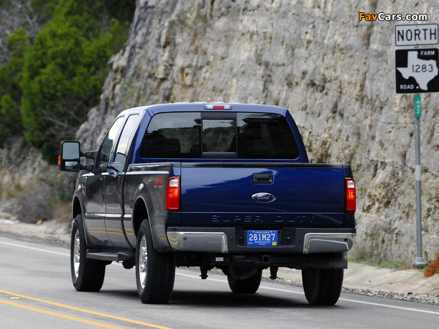 Ford F-250 Super Duty Crew Cab 2007–09 images (640 x 480)