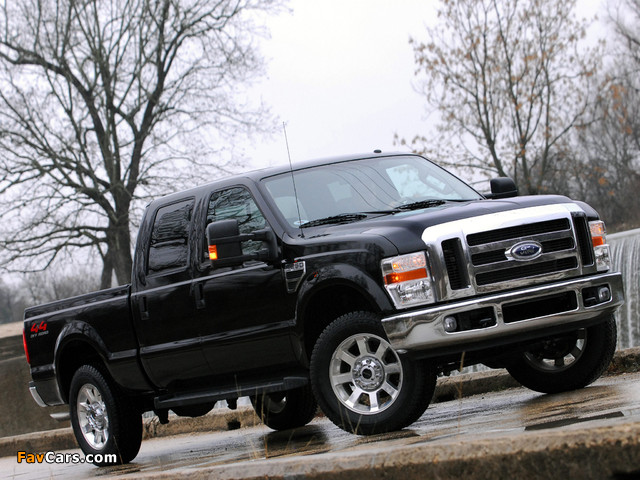 Ford F-250 Super Duty Crew Cab 2007–09 images (640 x 480)